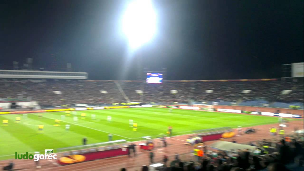 Пълен стадион на Лудогорец - Лацио