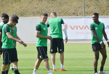 Лудогорец проведе официалната си тренировка преди мача с Милсами