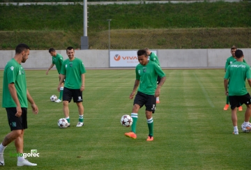 Лудогорец проведе тренировка преди мача срещу Дюделанж в Люксембург