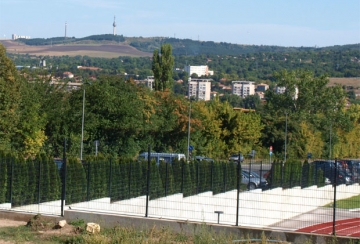Поставят зелена ограда край базата на Лудогорец