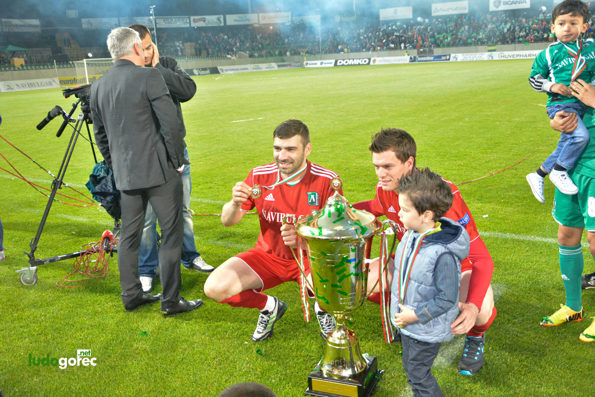 Награждаване на Лудогорец за сезон 2013/14